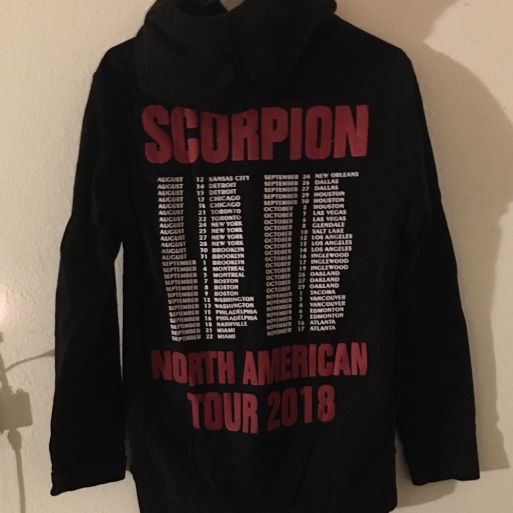 Drake 2018 tour hoodie